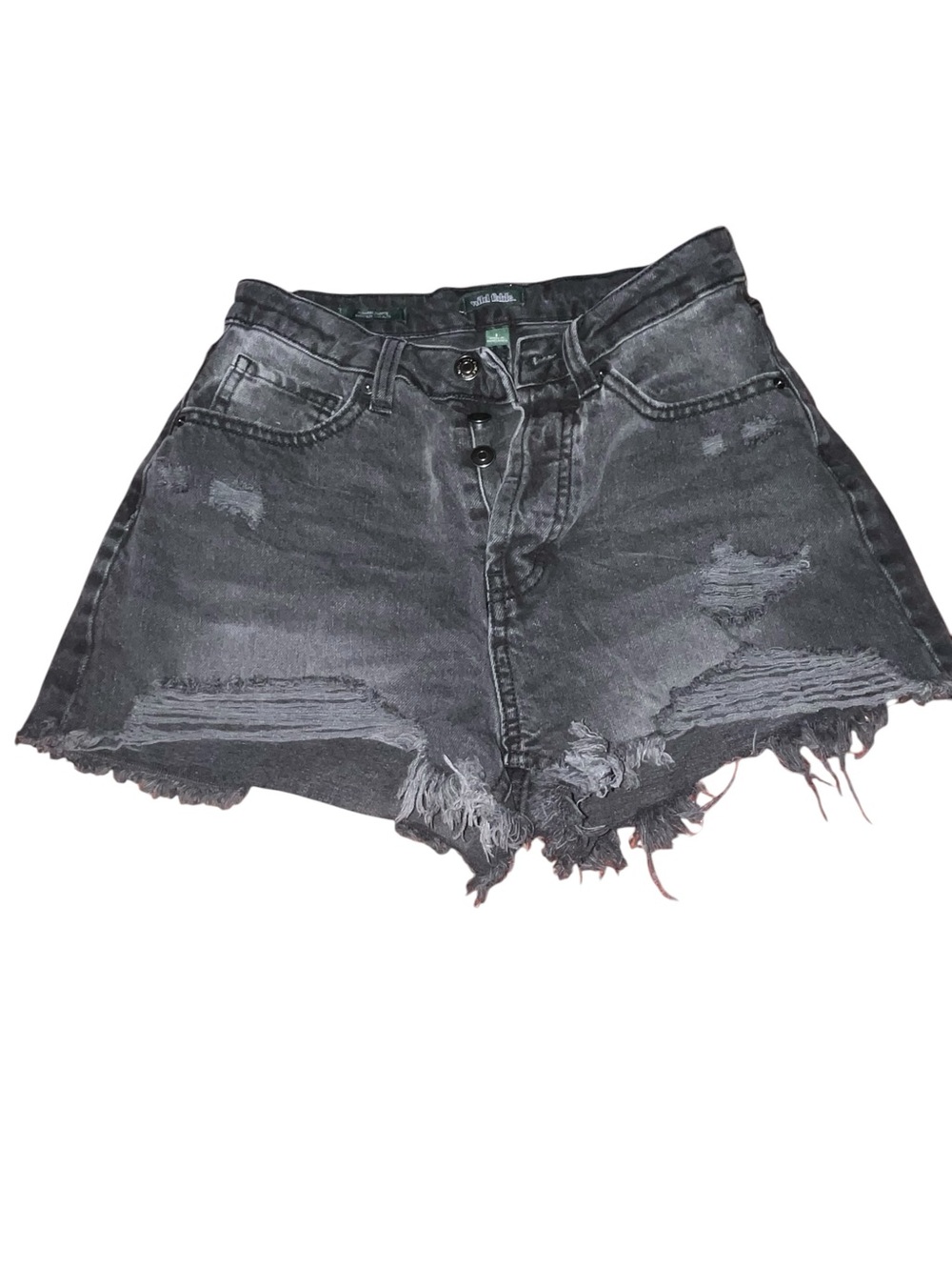 Wild Fable Distressed dark grey Denim Shorts. Size2